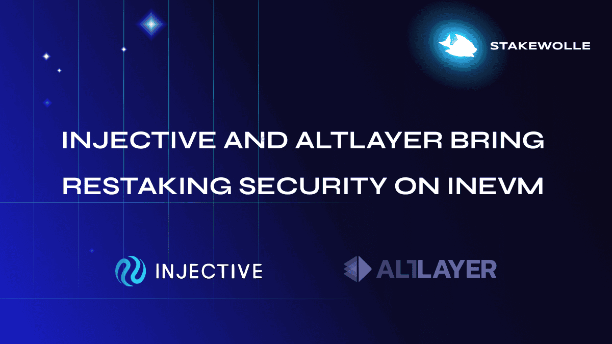 Injective and AltLayer Bring Restaking Security to EVM Applications