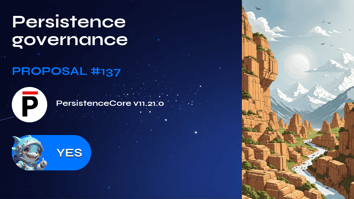 Persistence governance. Proposal №137