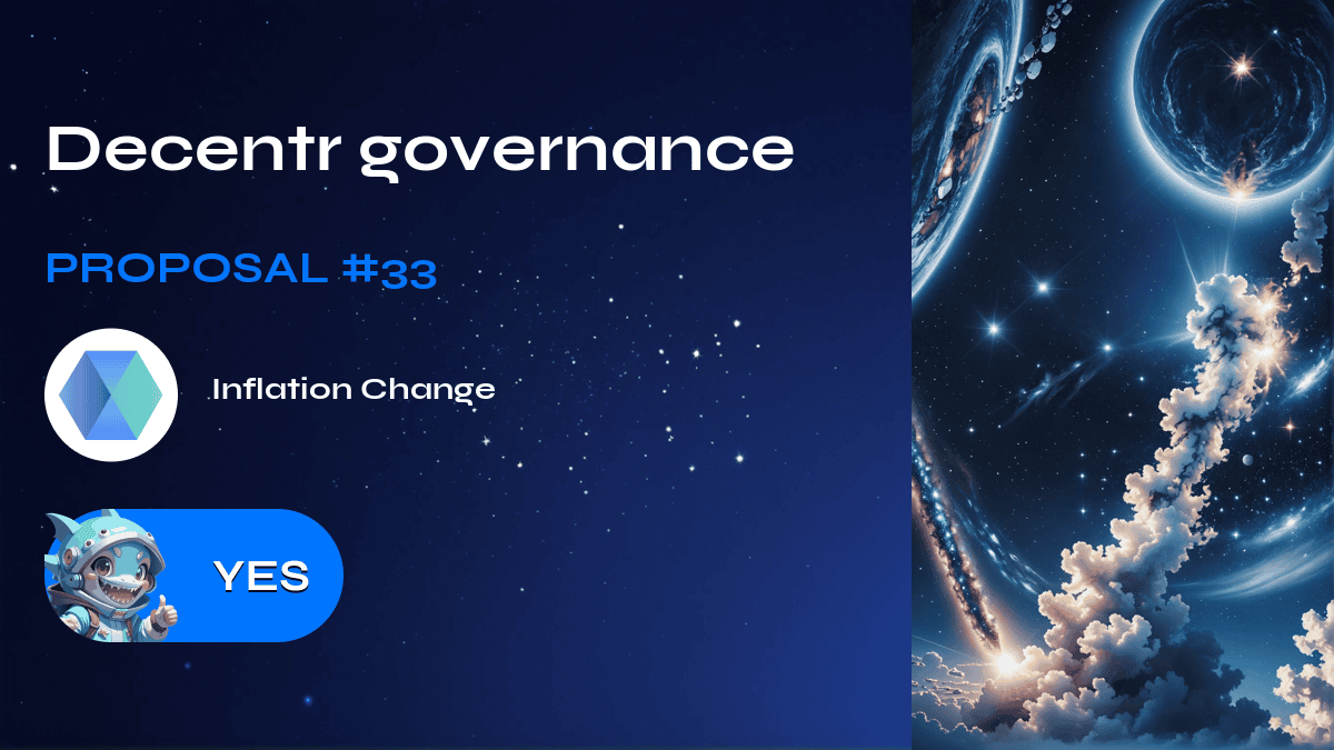 Decentr governance. Proposal №33