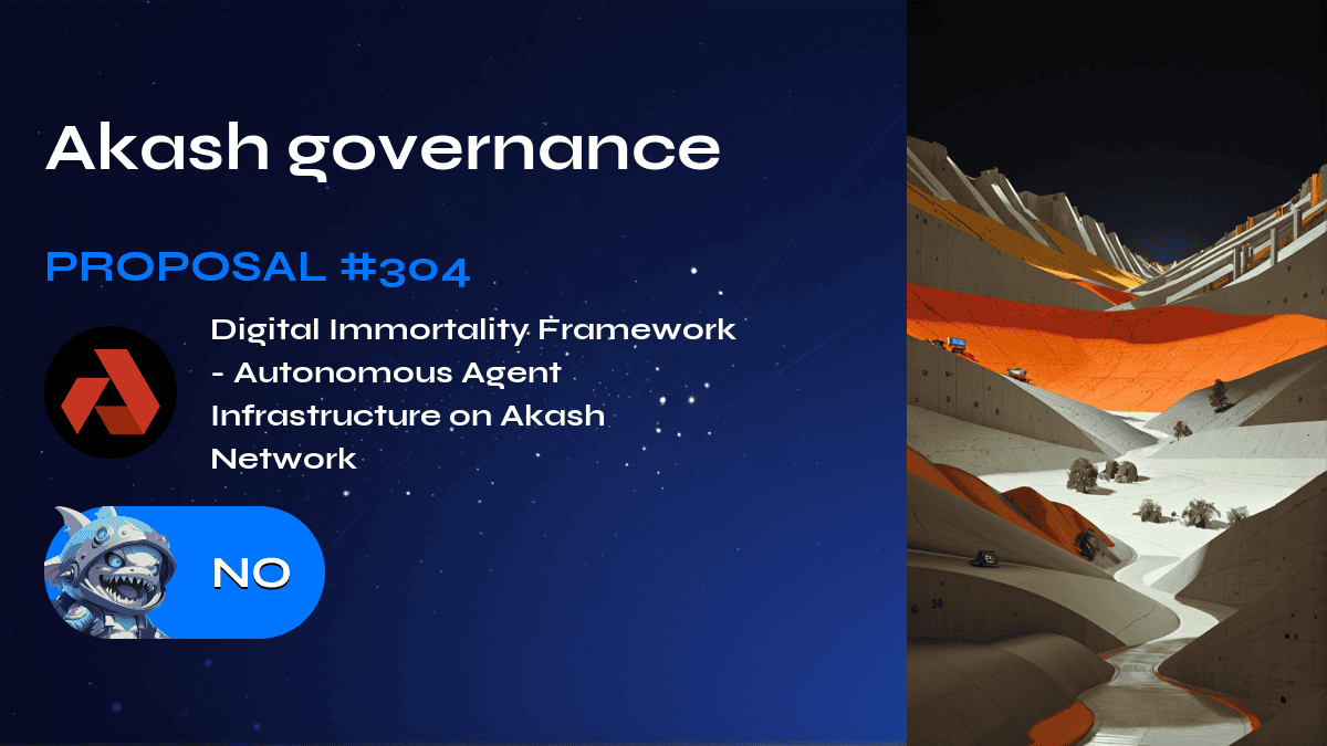 Akash governance. Proposal №304