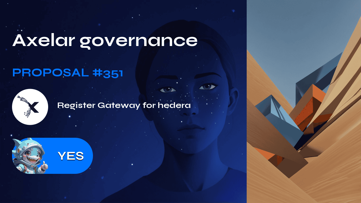 Axelar governance. Proposal №351