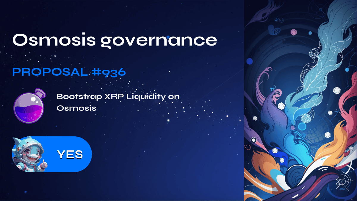 Osmosis governance. Proposal №936
