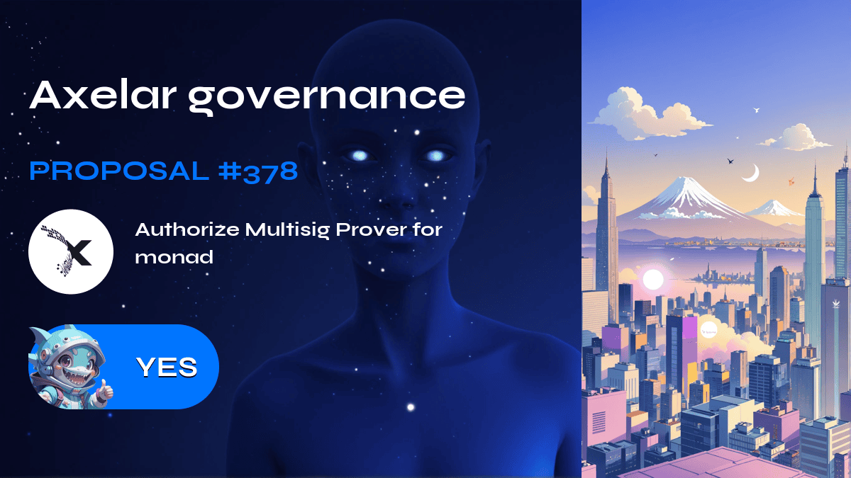 Axelar governance. Proposal №378