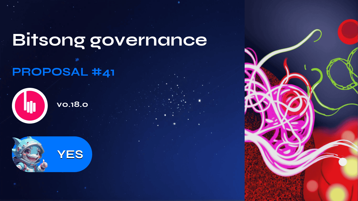 Bitsong governance. Proposal №41