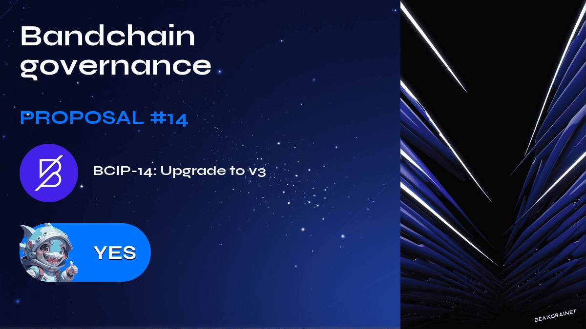 Bandchain governance. Proposal №14