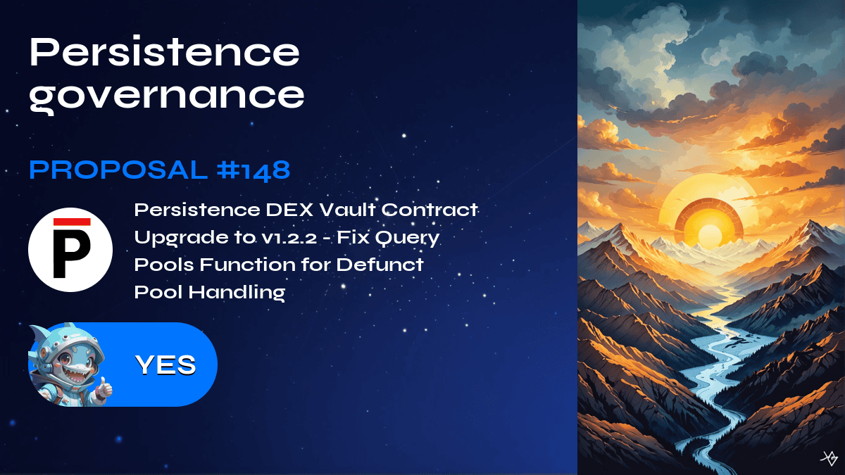 Persistence governance. Proposal №148
