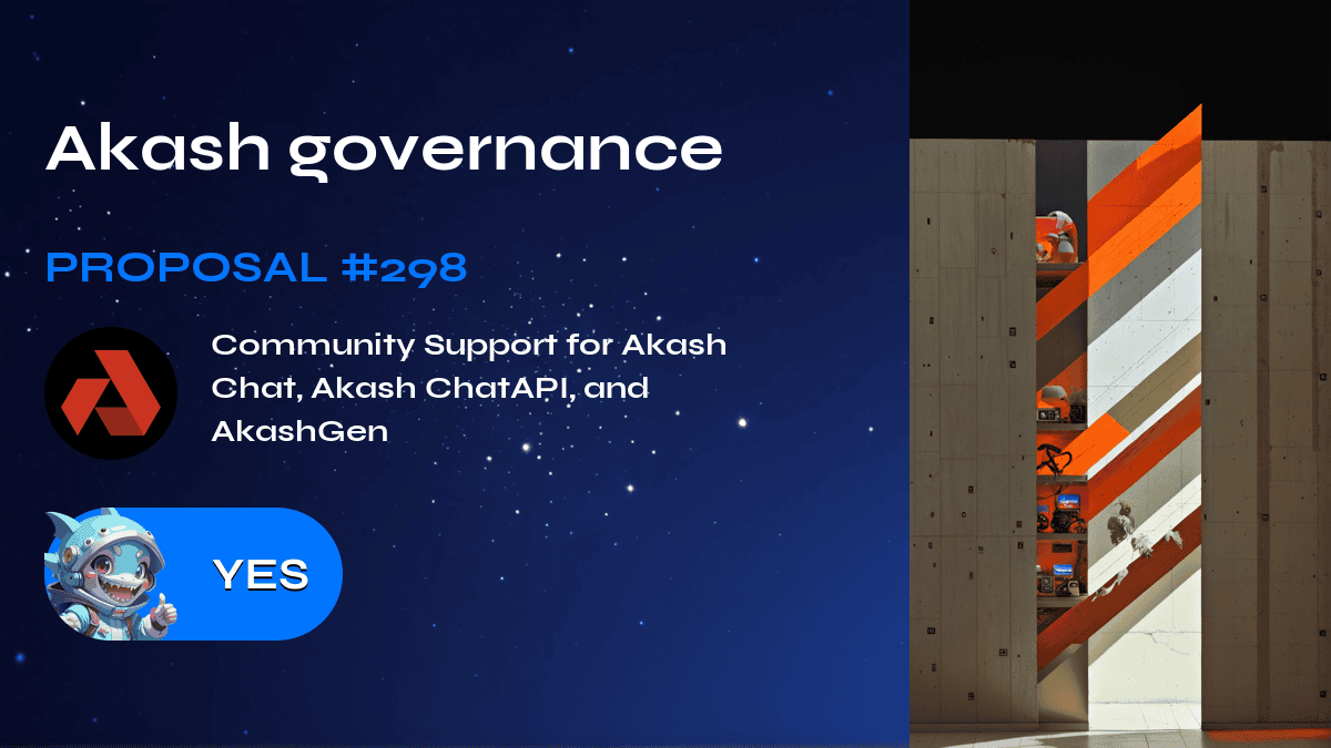 Akash governance. Proposal №298