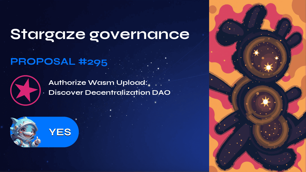 Stargaze governance. Proposal №295