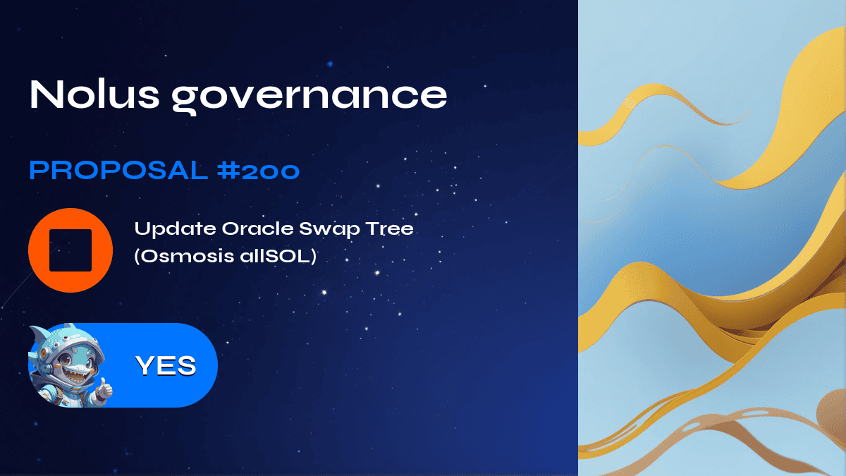 Nolus governance. Proposal №200