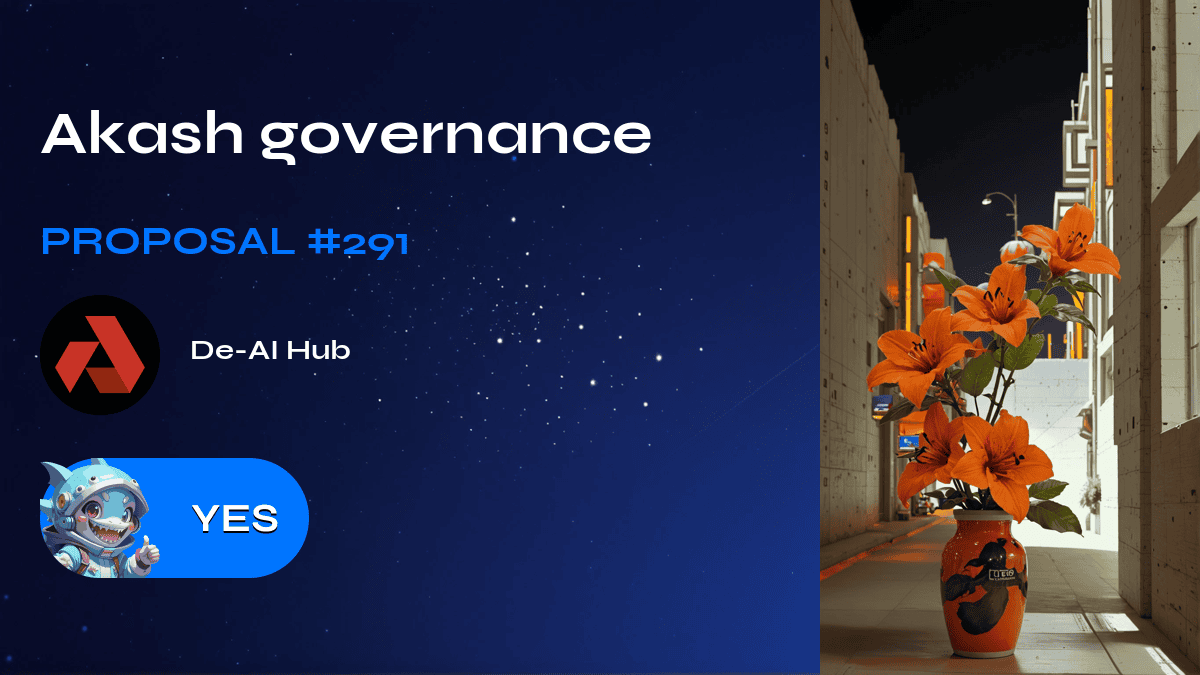 Akash governance. Proposal №291
