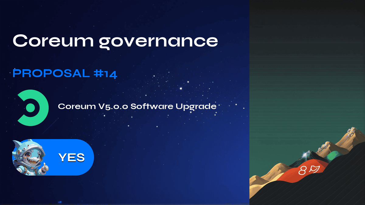 Coreum governance. Proposal №14