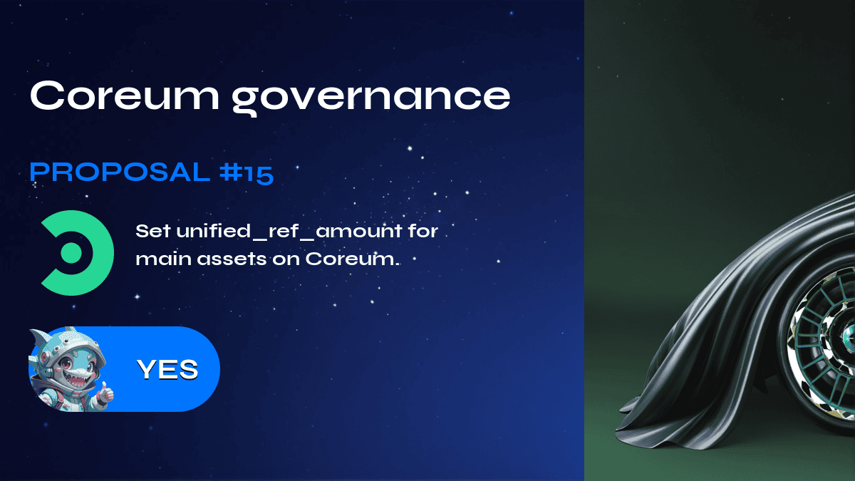 Coreum governance. Proposal №15