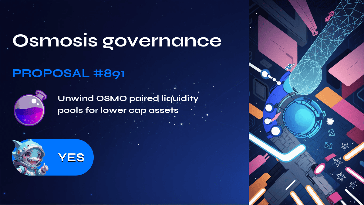 Osmosis governance. Proposal №891