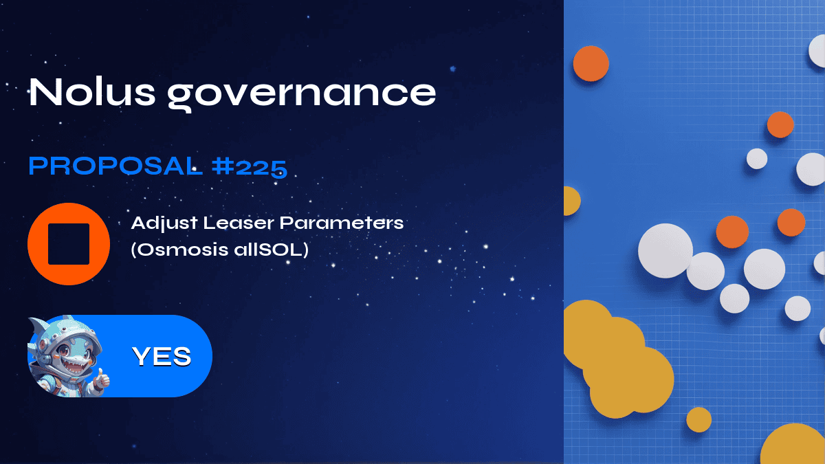 Nolus governance. Proposal №225