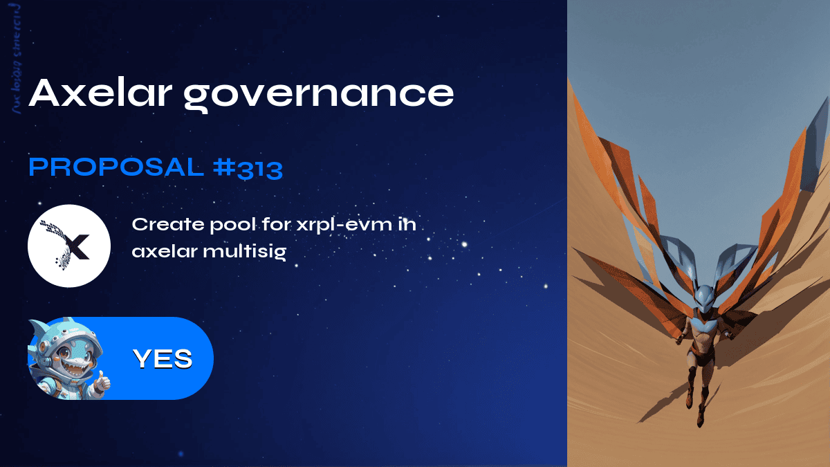 Axelar governance. Proposal №313