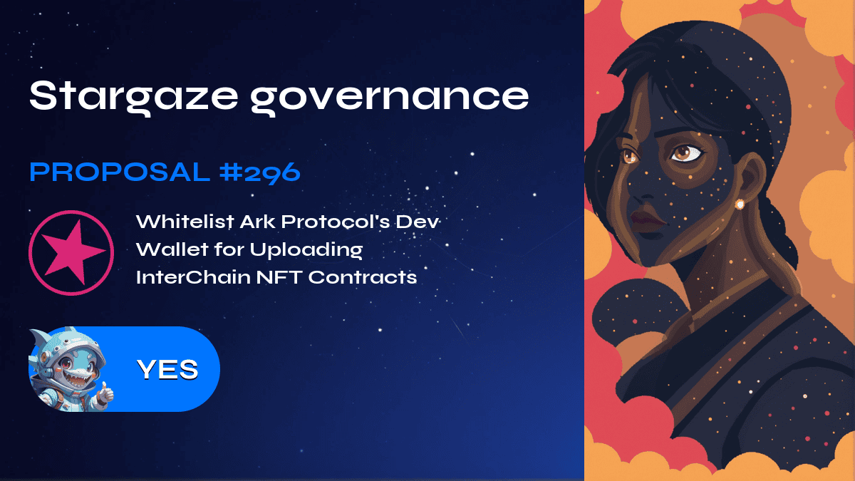 Stargaze governance. Proposal №296