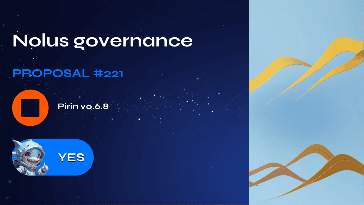 Nolus governance. Proposal №221