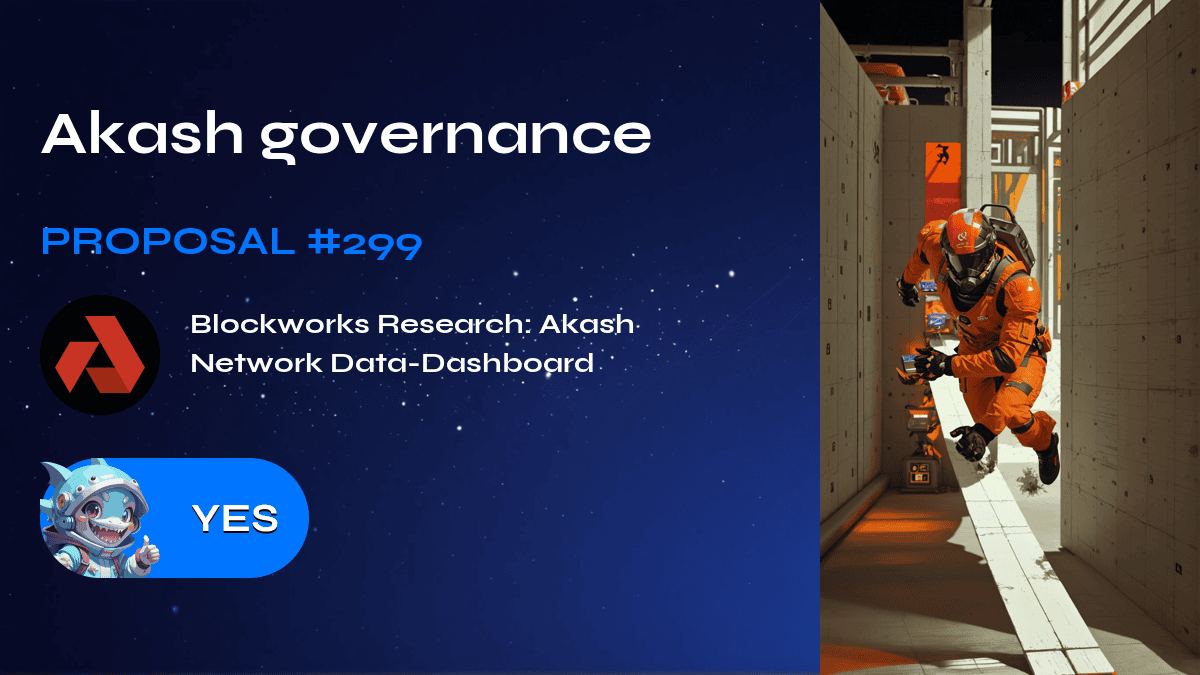 Akash governance. Proposal №299