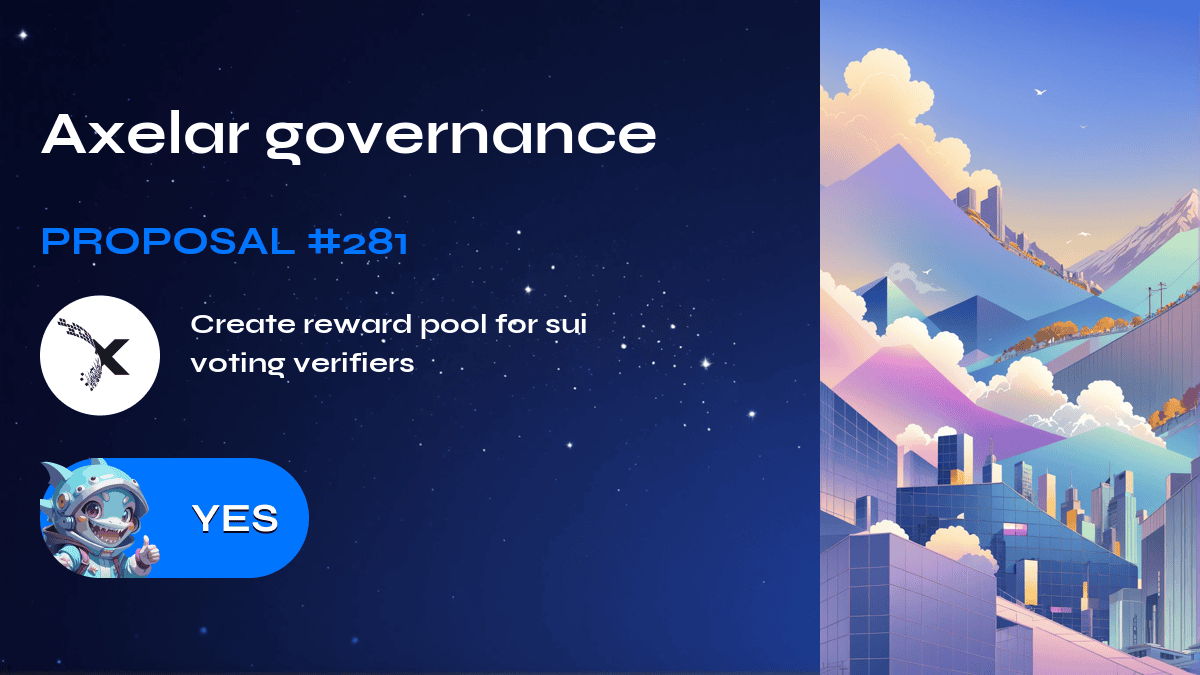 Axelar governance. Proposal №281