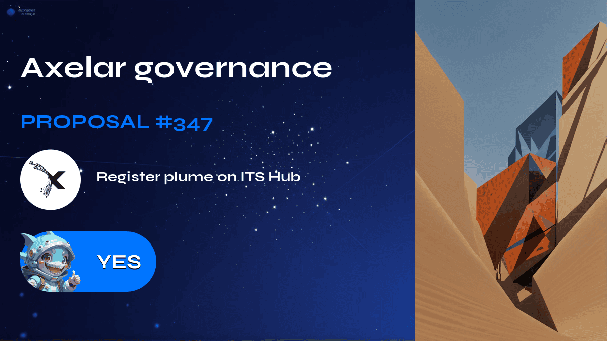 Axelar governance. Proposal №347