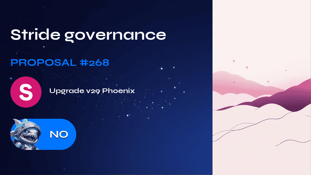 Stride governance. Proposal №268