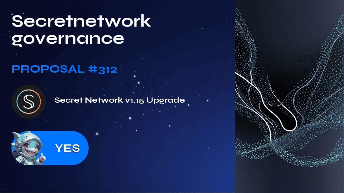 Secretnetwork governance. Proposal №312