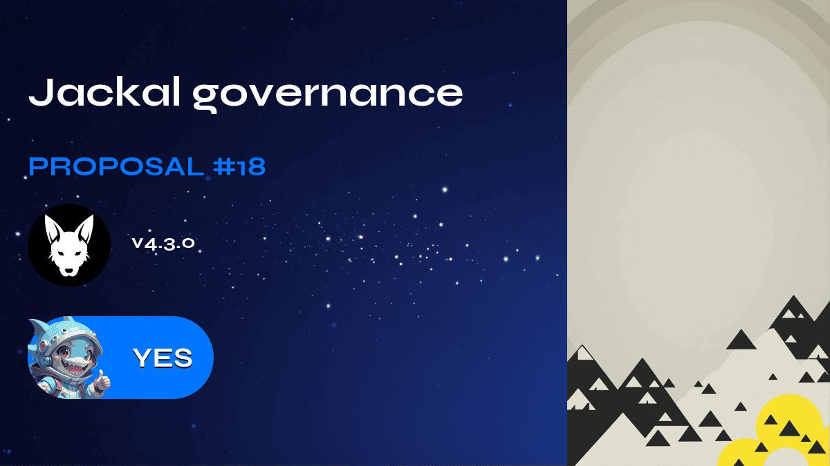 Jackal governance. Proposal №18