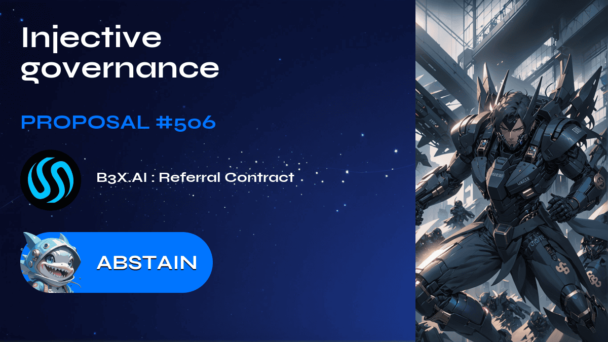 Injective governance. Proposal №506