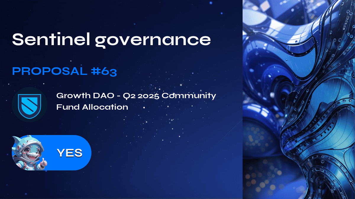 Sentinel governance. Proposal №63