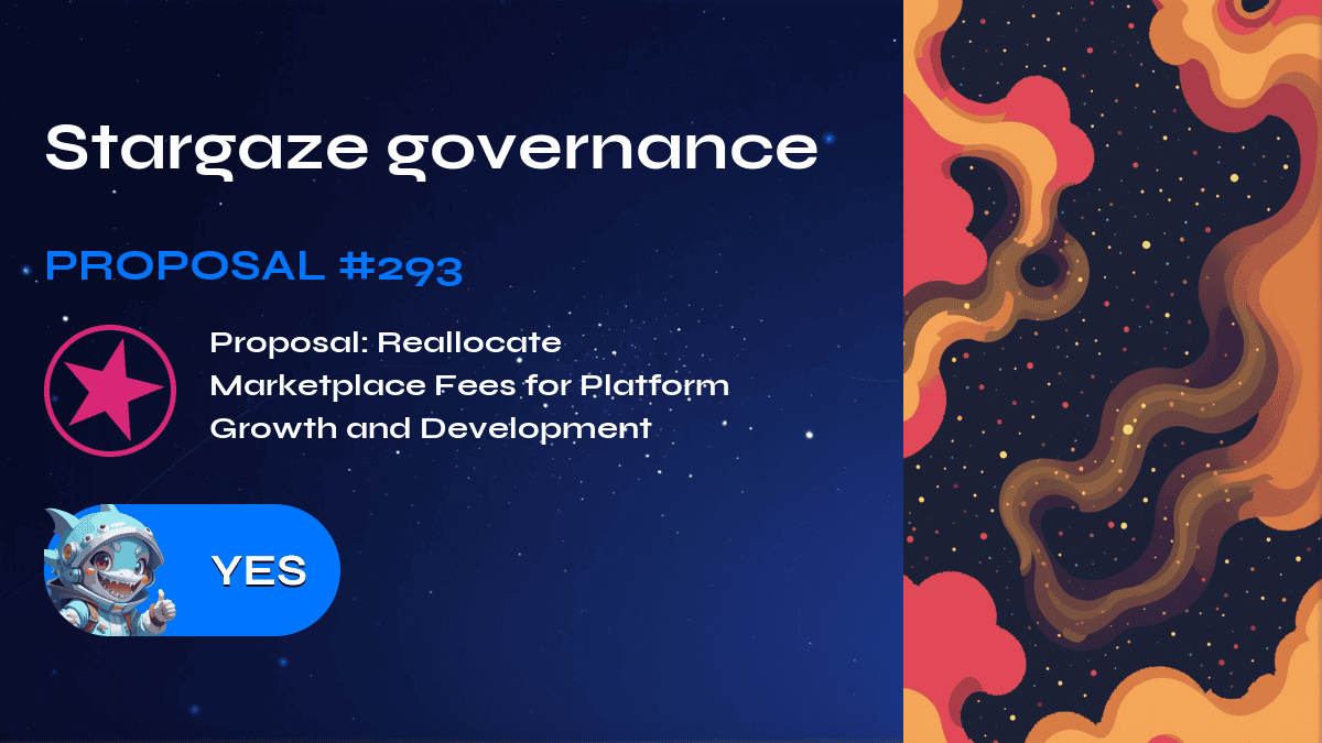 Stargaze governance. Proposal №293