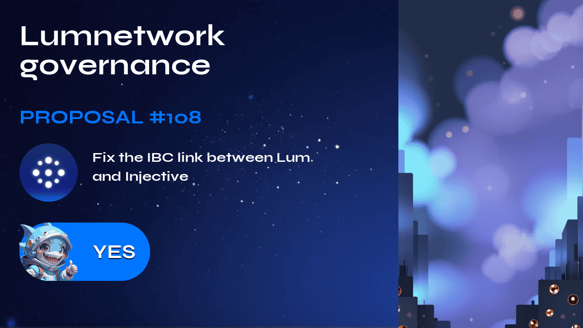 Lumnetwork governance. Proposal №108