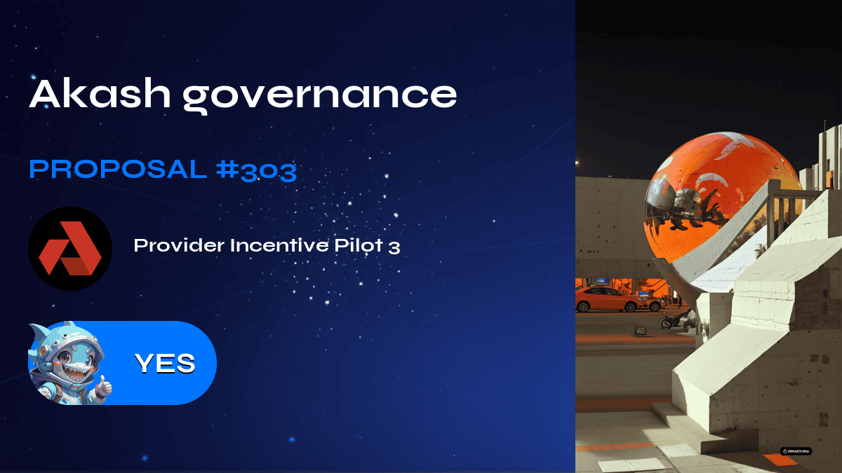 Akash governance. Proposal №303
