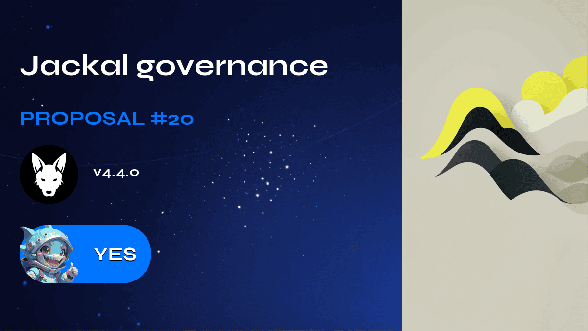 Jackal governance. Proposal №20