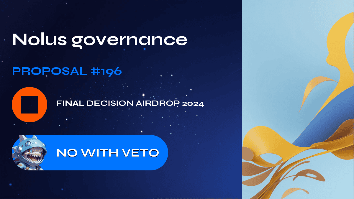 Nolus governance. Proposal №196