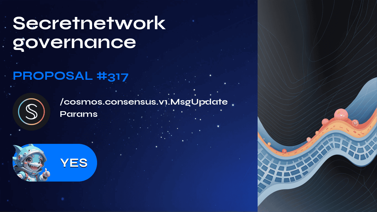 Secretnetwork governance. Proposal №317