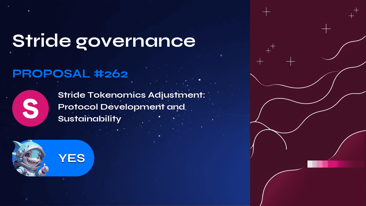 Stride governance. Proposal №262