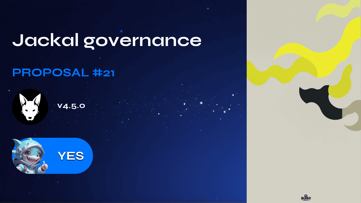 Jackal governance. Proposal №21