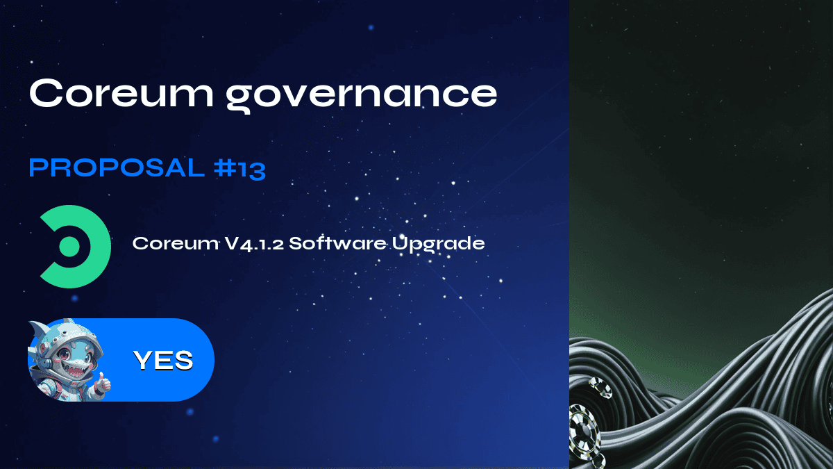 Coreum governance. Proposal №13