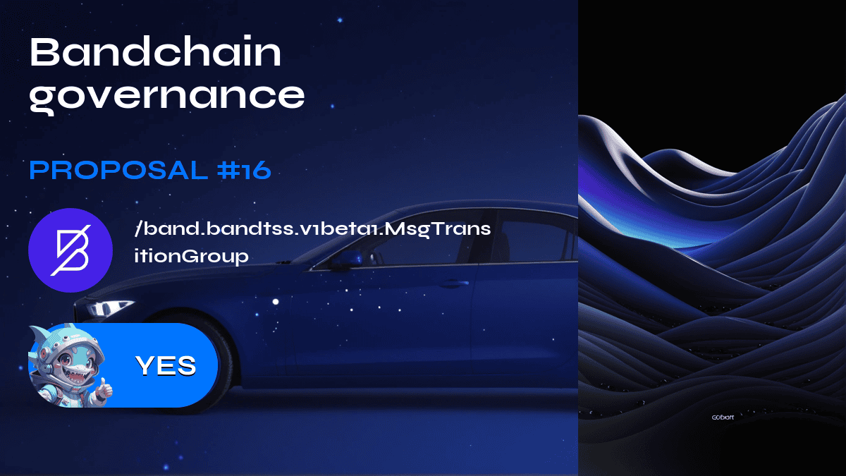Bandchain governance. Proposal №16