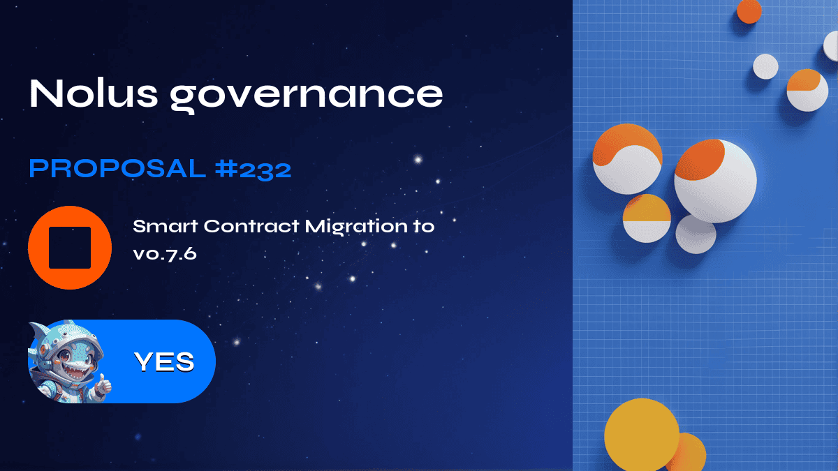 Nolus governance. Proposal №232