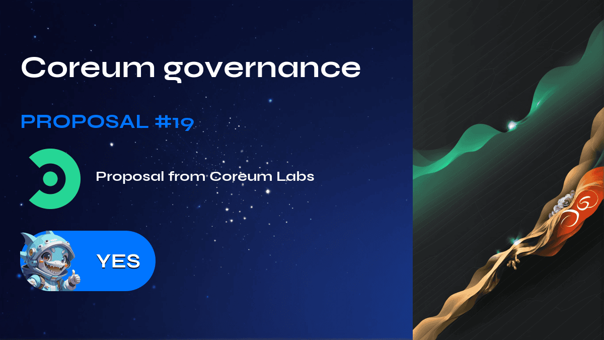 Coreum governance. Proposal №19