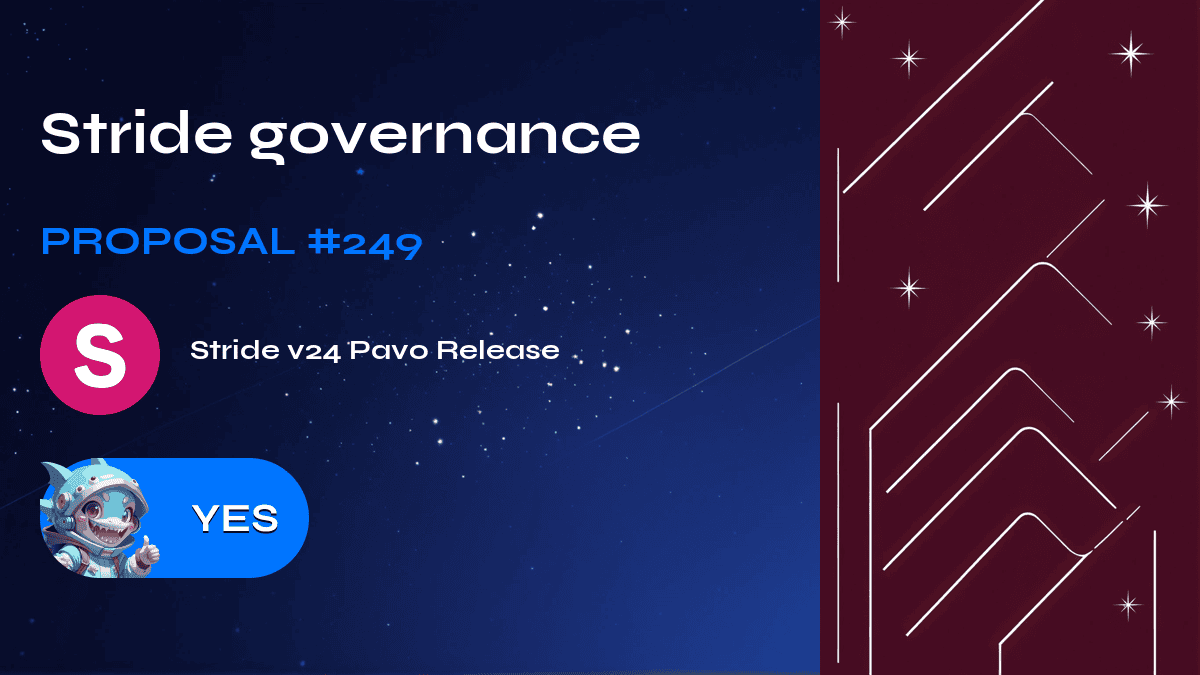 Stride governance. Proposal №249