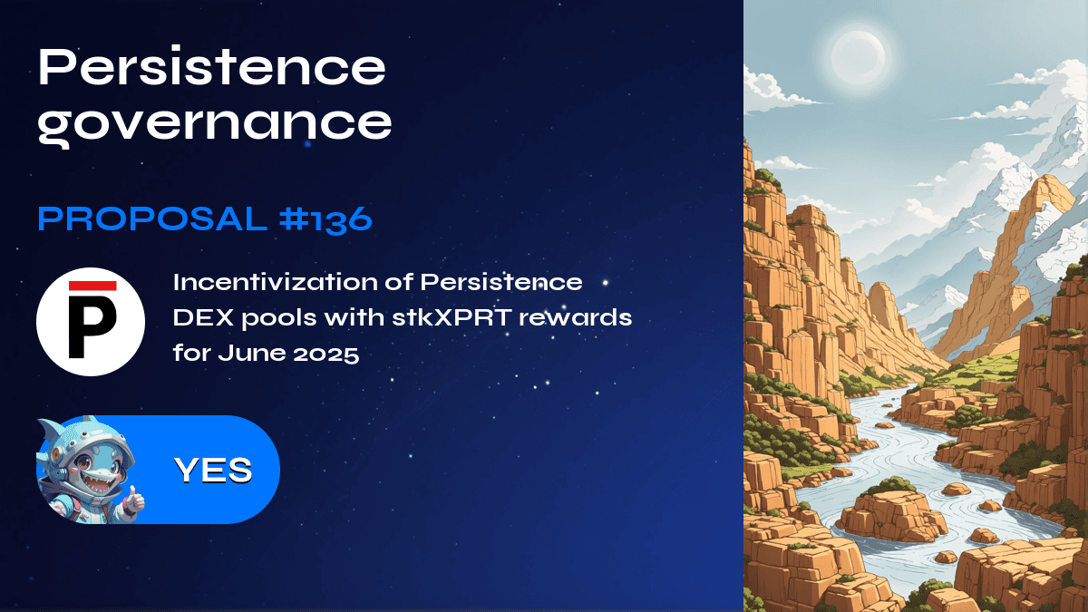 Persistence governance. Proposal №136