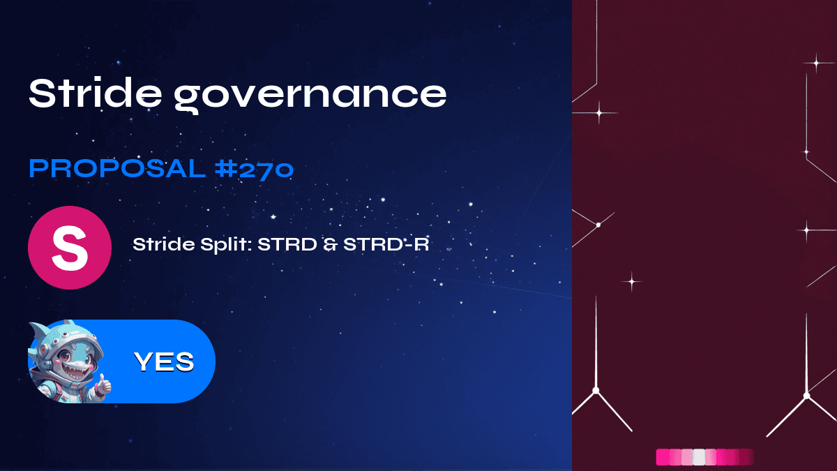 Stride governance. Proposal №270