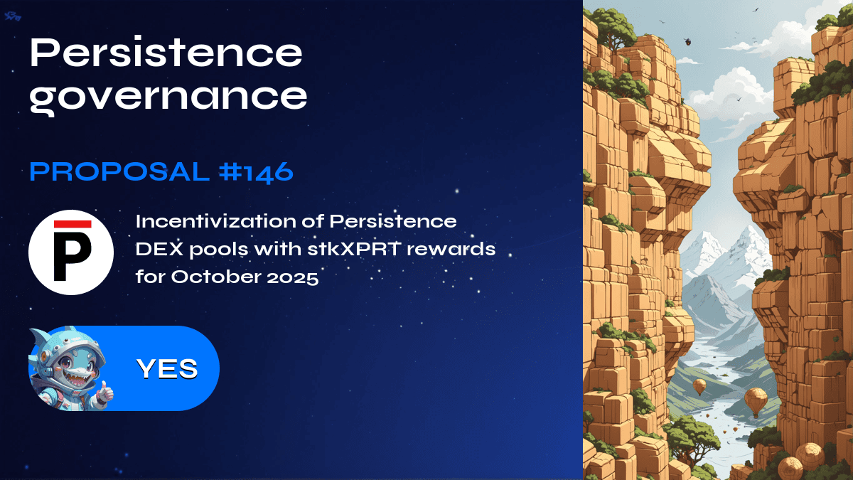 Persistence governance. Proposal №146
